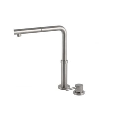 Linsol Domena Telescopic Pull Out Mixer Brushed Stainless Steel