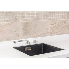 Linsol Domena Telescopic Pull Out Mixer Brushed Stainless Steel