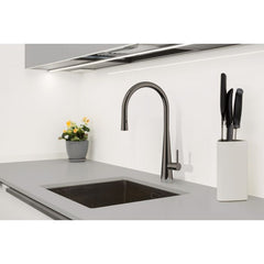 Linsol Giacomo Pull Out Sink Mixer Black Chrome