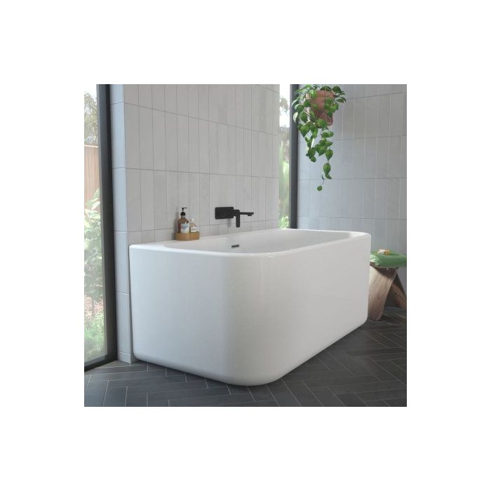Caroma Luna 1400 Back to Wall Freestanding Bath