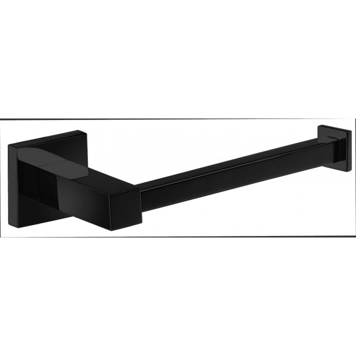 Modern National Luxe Stirrup Toilet Roll Holder Matte Black