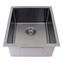 Modern National Rectangle Kitchen Sink Gun Metal