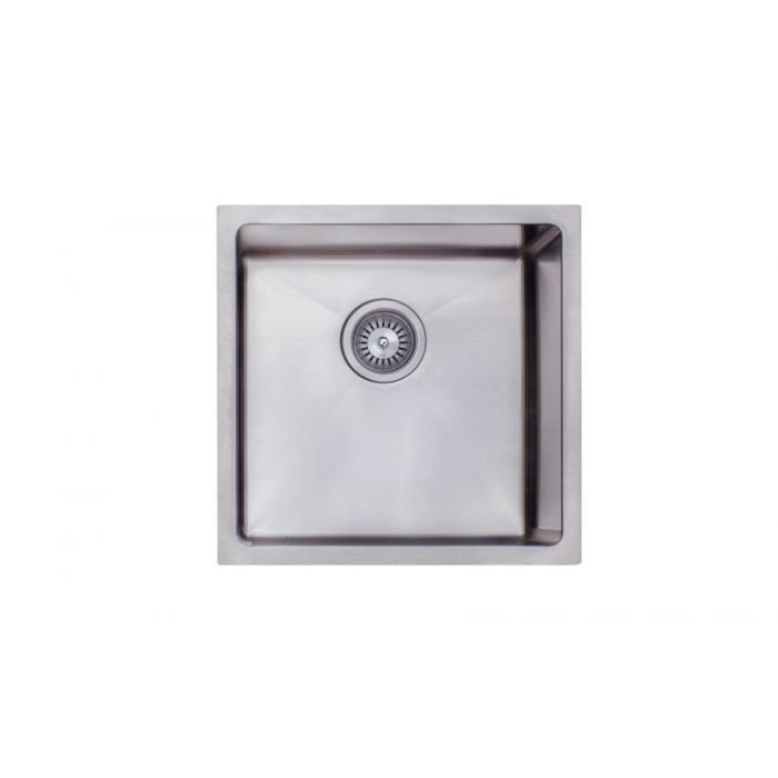 Modern National 450mm x 450mm Square Kitchen Sink Rounded Corners