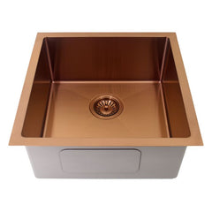 Modern National Square Kitchen Sink Copper