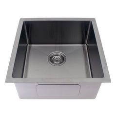 Modern National Square Kitchen Sink Gun Metal