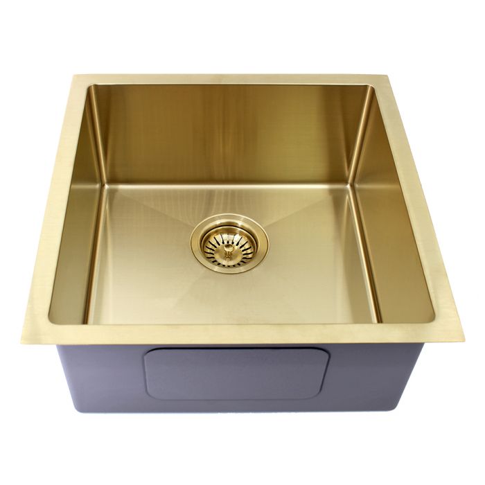 Modern National Square Kitchen Sink Light Gold