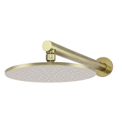 Meir Round Straight Wall Arm and 300mm Rose Tiger Bronze