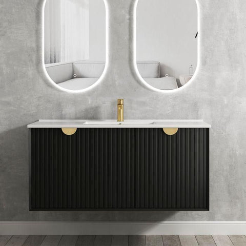 Otti 1200mm Marlo Matte Black Vanity