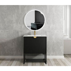 Otti 750mm Marlo Matte Black Vanity