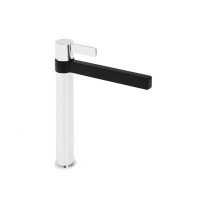 Jamie J Martini Extended Basin Mixer Matte Black and Chrome