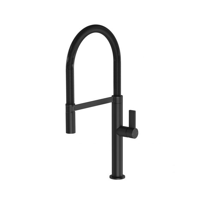 Phoenix Prize Flexible Coil Sink Mixer Matte Black