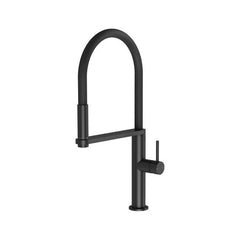 Phoenix Blix Flexible Hose Sink Mixer Matte Black