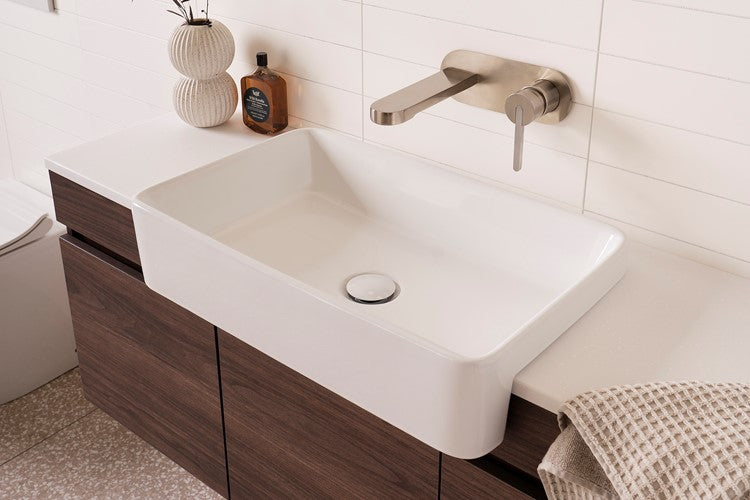 Adp Lino Gloss White Semi Recessed Basin