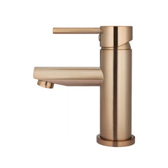 Meir Round Basin Mixer Champagne