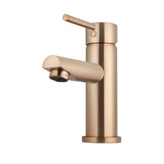 Meir Round Basin Mixer Champagne