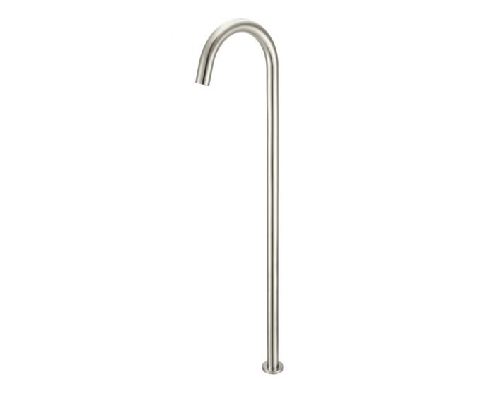 Meir Round Freestanding Bath Filler Brushed Nickel MB06-PVDBN