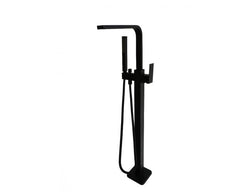 Meir Square Freestanding Bath Spout Combination Mixer Matte Black MB08