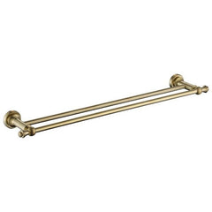 Modern National Bordeaux/Montpellier Brushed Bronze Double Towel Rail