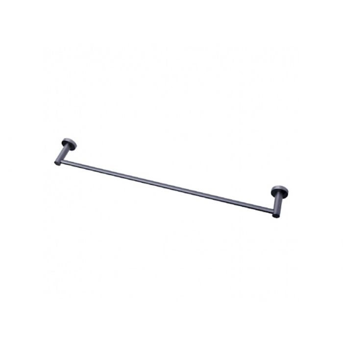 Modern National Mirage Single Towel Rail Gun Metal