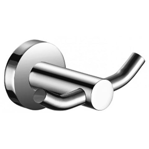 Modern National Mirage Double Robe Hook Chrome
