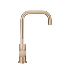 Meir Round Kitchen Mixer Tap Champagne MK02-CH