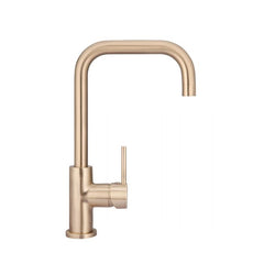 Meir Round Kitchen Mixer Tap Champagne MK02-CH