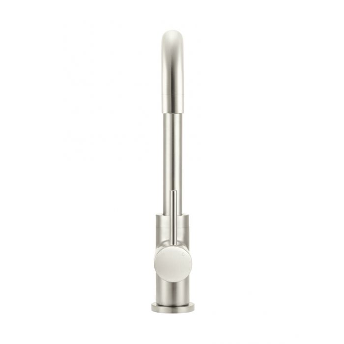 Meir Round Kitchen Mixer Tap Brushed Nickel MK02-PVDBN