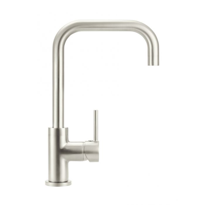 Meir Round Kitchen Mixer Tap Brushed Nickel MK02-PVDBN