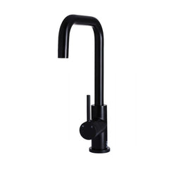 Meir Round Kitchen Mixer Tap Matte Black