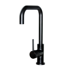 Meir Round Kitchen Mixer Tap Matte Black