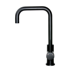 Meir Round Kitchen Mixer Tap Matte Black