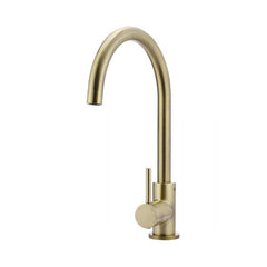 Meir Round Kitchen Mixer Tap Tiger Bronze