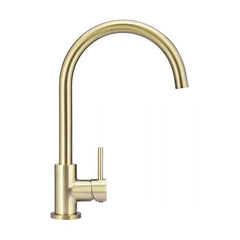 Meir Round Kitchen Mixer Tap Tiger Bronze