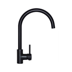 Meir Round Kitchen Mixer Tap Matte Black MK03