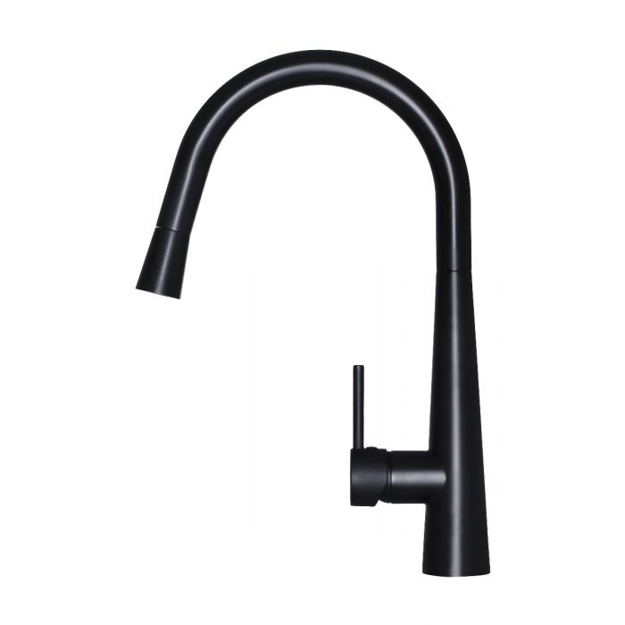 Meir Round Pull Out Kitchen Mixer Tap MK07