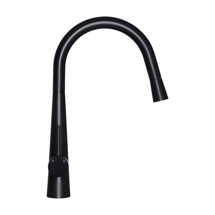 Meir Round Pull Out Kitchen Mixer Tap MK07