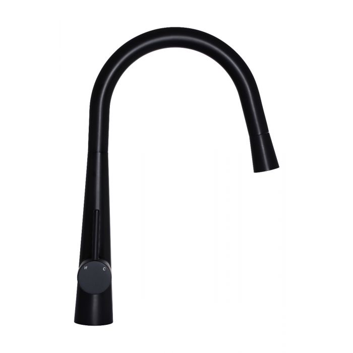 Meir Round Pull Out Kitchen Mixer Tap MK07