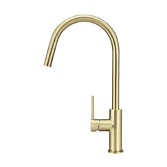 Meir Round Piccola Pull Out Kitchen Mixer Tiger Bronze