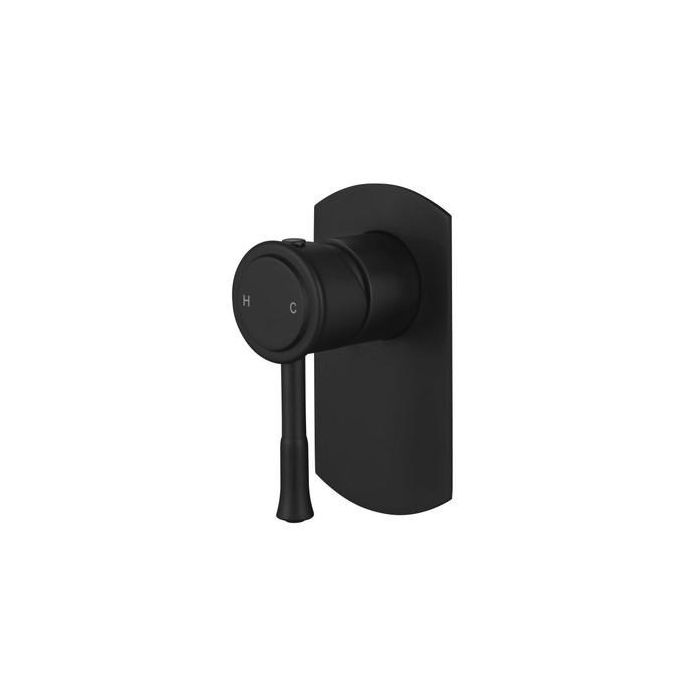 Modern National Montpellier Shower Bath Mixer Matte Black