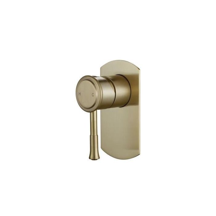 Modern National Montpellier Shower Bath Mixer Brushed Bronze