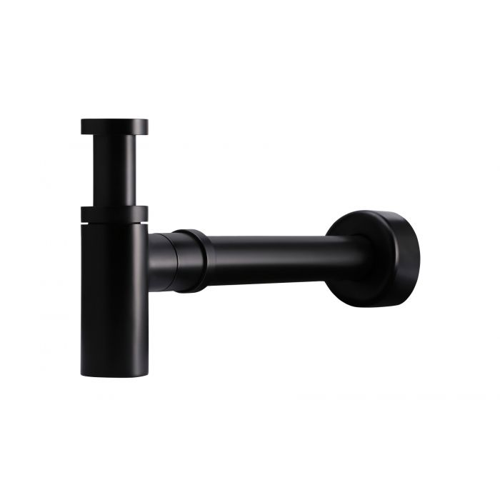 Meir 32mm Round Bottle Trap 40mm Outlet Matte Black