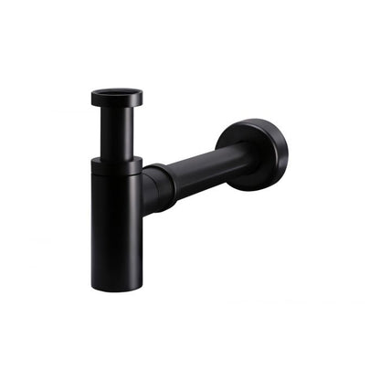 Meir 32mm Round Bottle Trap 40mm Outlet Matte Black