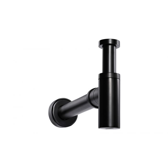 Meir 32mm Round Bottle Trap 40mm Outlet Matte Black