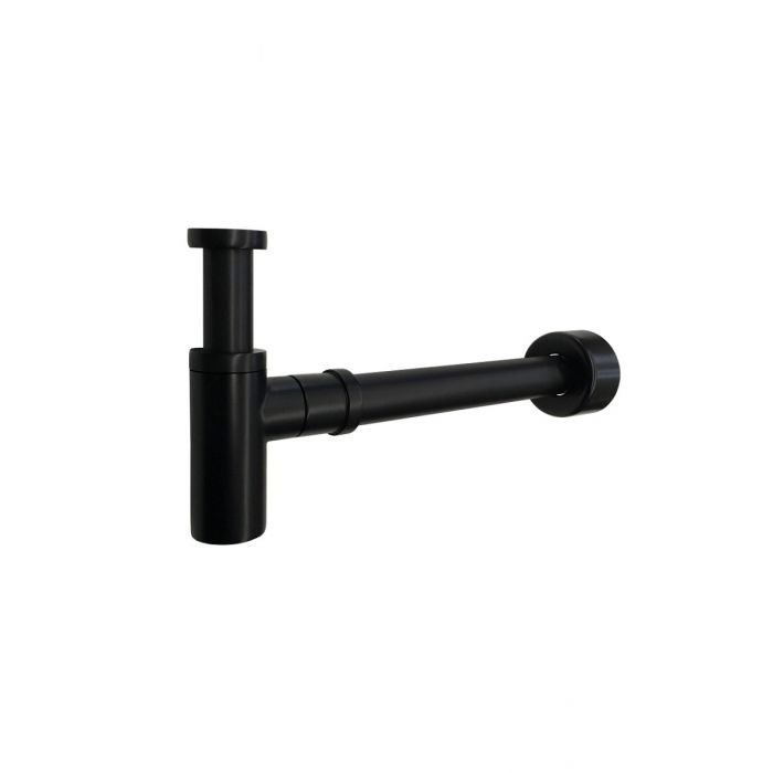 Meir 32mm Round Bottle Trap 40mm Outlet Matte Black