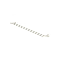 Meir Round Double Towel Rail Brushed Nickel
