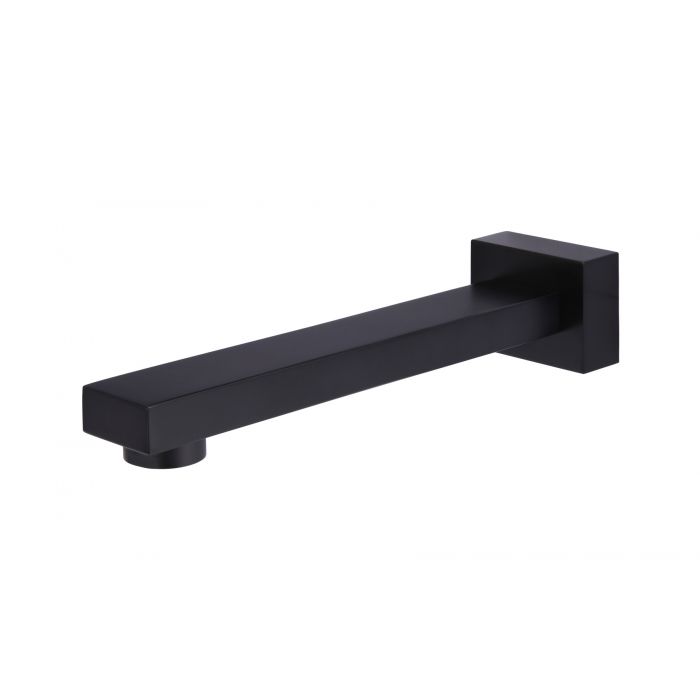 Meir Square Wall Bath Outlet Matte Black