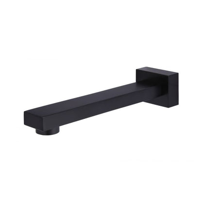 Meir Square Wall Bath Outlet Matte Black
