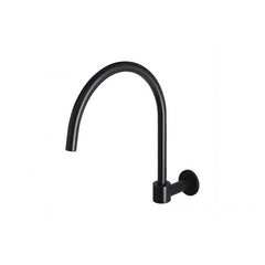 Meir Round High Rise Swivel Wall Spout Matte Black MS07