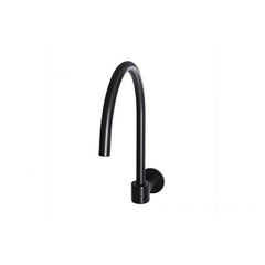 Meir Round High Rise Swivel Wall Spout Matte Black MS07