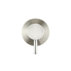 Meir Round Wall Mixer Short Pin Lever Brushed Nickel